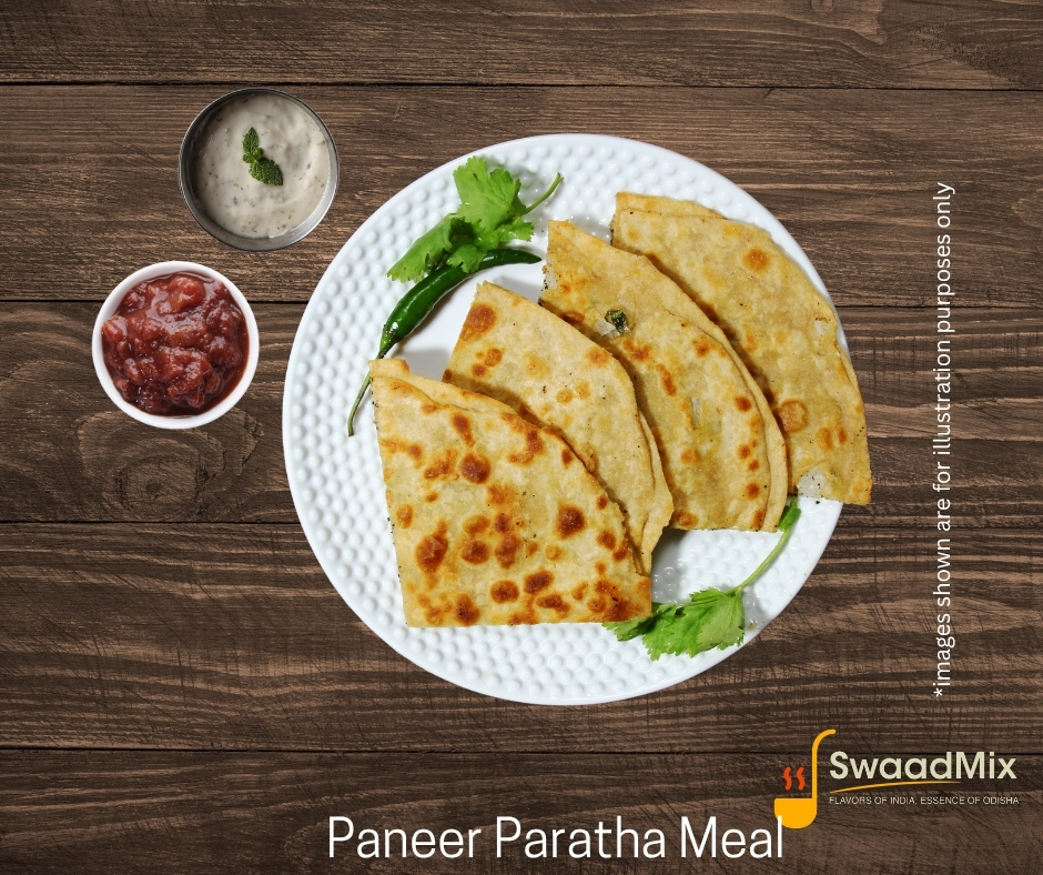 Paneer Paratha Meal